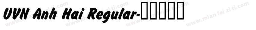 UVN Anh Hai Regular字体转换